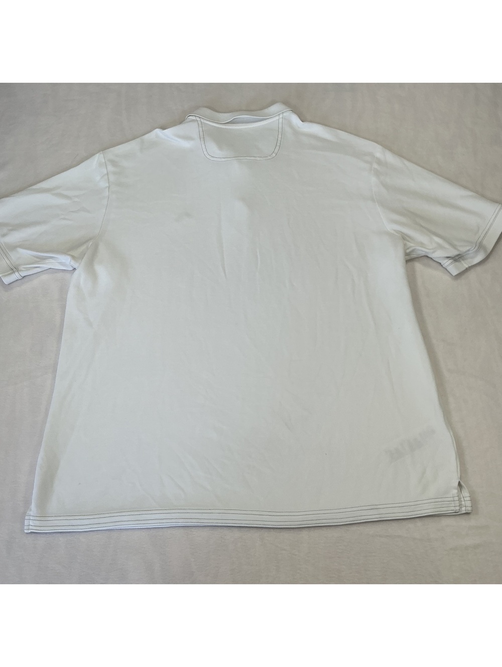 Tommy Bahama Mens 2XL White100% Pima Cotton Polo Shirt Sailfish Logo Golf Casual - Picture 2 of 10